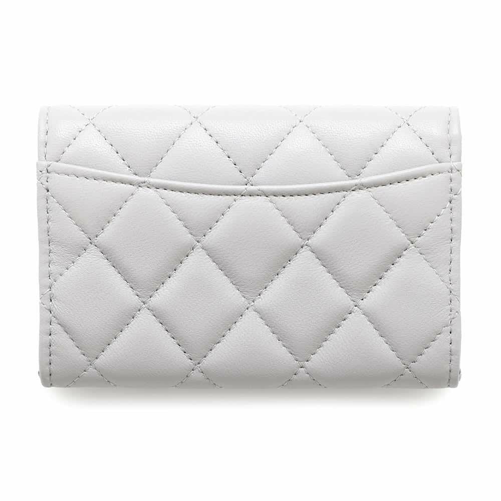 シャネル カードケース マトラッセ クラシックフラップカードケース ココマーク ラムスキン AP0214 CHANEL 名刺入れ