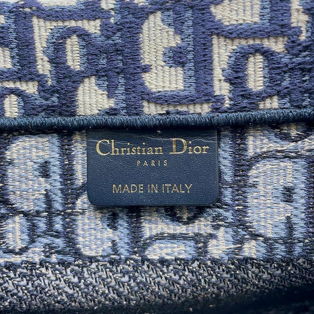 クリスチャン・ディオール トートバッグ ブックトート オブリーク スモール キャンバス M1265ZRIW トロッター