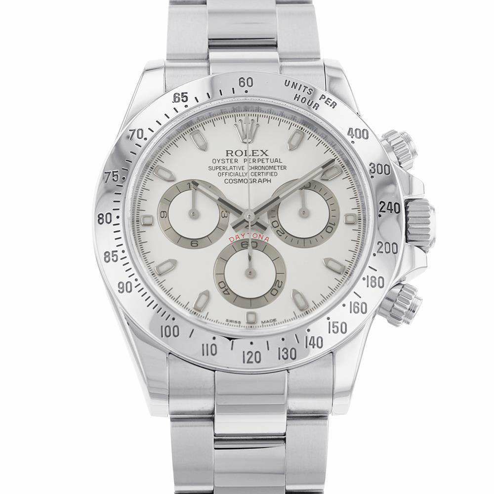 ロレックス コスモグラフ デイトナ 116520 ROLEX 腕時計 白文字盤