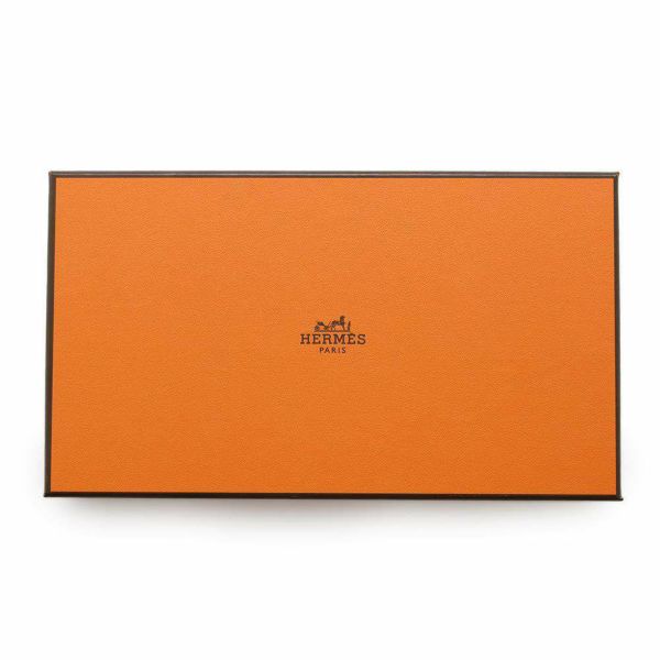 エルメス 長財布 アザップロング シルクイン ブルーロイヤル/シルバー金具 エプソン U刻印 財布