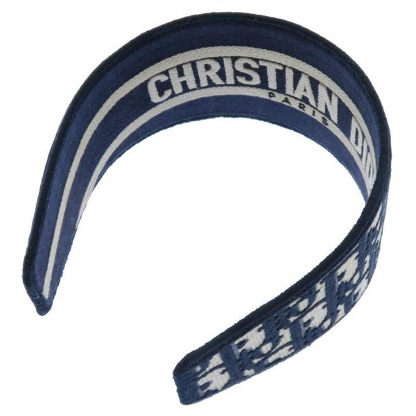 クリスチャン・ディオール カチューシャ D-OBLIQUE ヘッドバンド オブリーク コットン Christian Dior