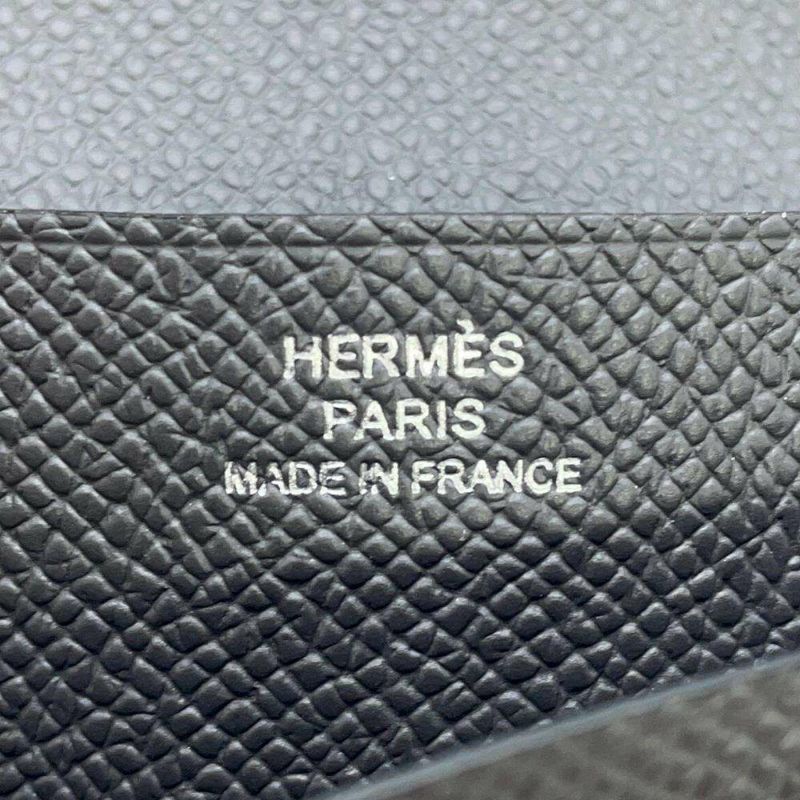 エルメス 長財布 MC2 フレミング グラファイト エプソン W刻印 HERMES メンズ 財布