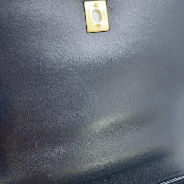 シャネル チェーンショルダーバッグ マトラッセ ココマーク キャビアスキン AS4286 CHANEL ハンドバッグ 黒