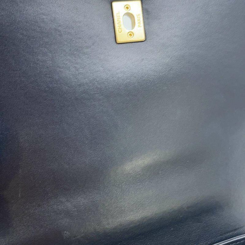 シャネル チェーンショルダーバッグ マトラッセ ココマーク キャビアスキン AS4286 CHANEL ハンドバッグ 黒