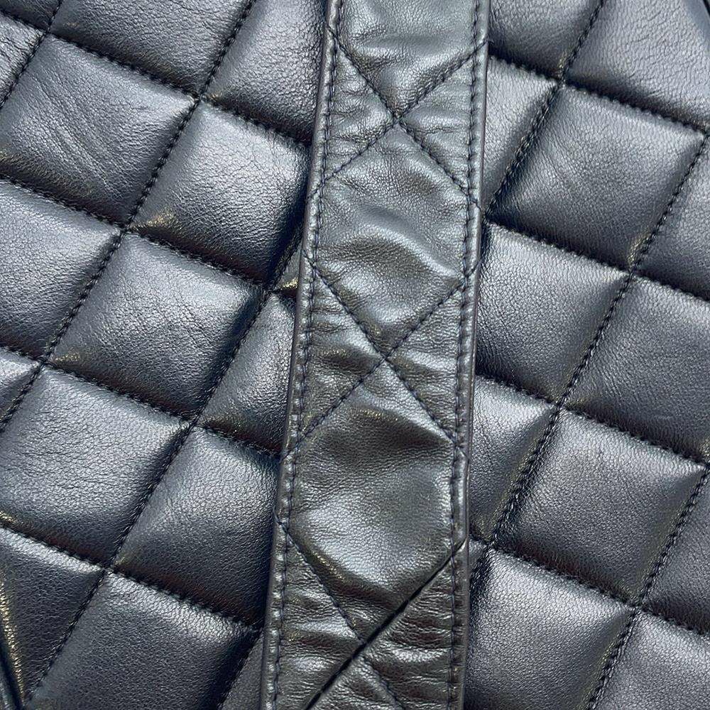 シャネル ショルダーバッグ マトラッセ ココマーク フリンジ タッセル ラムスキン CHANEL バッグ 黒