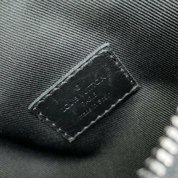 ルイヴィトン ボディバッグ モノグラム・シャドウ ディスカバリー・バムバッグPM M46036 ウエストバッグ 黒 ブラック