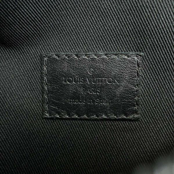 ルイヴィトン ボディバッグ モノグラム・シャドウ ディスカバリー・バムバッグPM M46036 ウエストバッグ 黒 ブラック