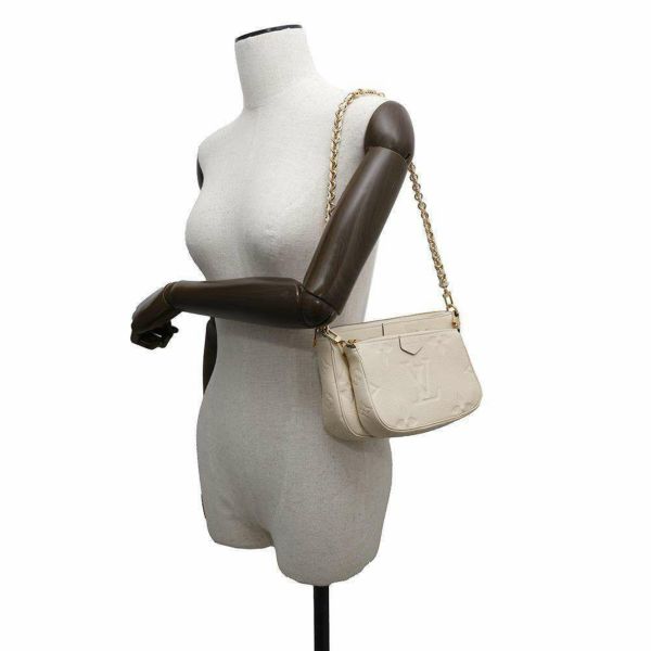 ルイヴィトン ショルダーバッグ モノグラム・アンプラント ミュルティ・ポシェット・アクセソワール M46568 アイボリー