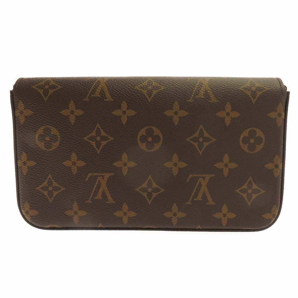 ルイヴィトン 長財布 モノグラム ポシェット・フェリシー M81896 LOUIS VUITTON フューシャ