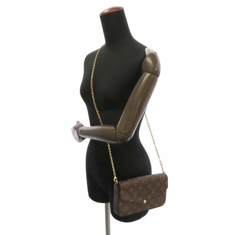 ルイヴィトン 長財布 モノグラム ポシェット・フェリシー M81896 LOUIS VUITTON フューシャ