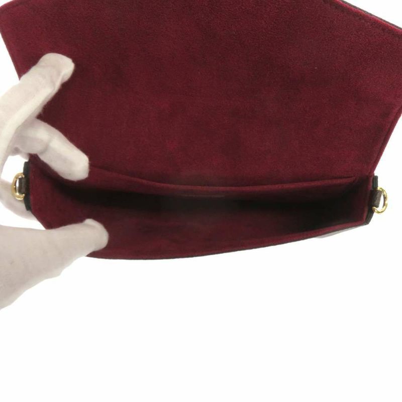 ルイヴィトン 長財布 モノグラム ポシェット・フェリシー M81896 LOUIS VUITTON フューシャ