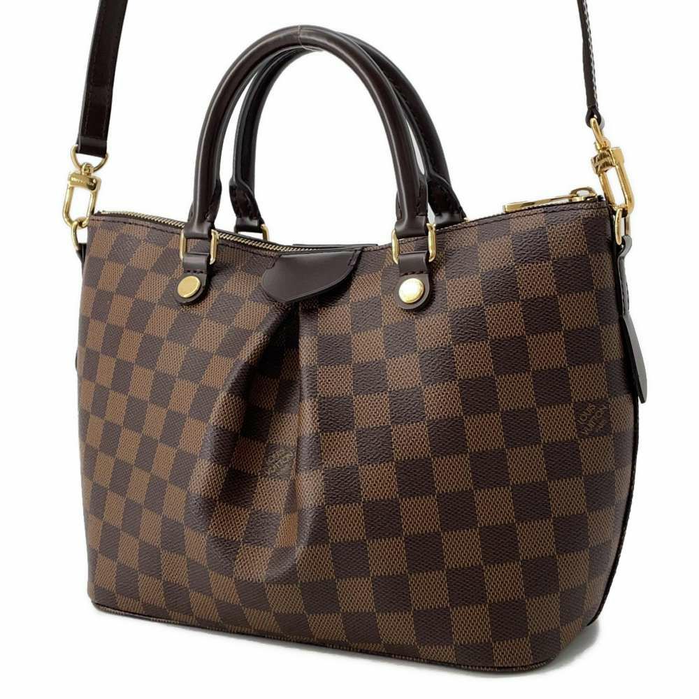 ルイヴィトン ハンドバッグ ダミエ・エベヌ シエナPM N41545 LOUIS VUITTON ヴィトン バッグ 2wayショルダーバッグ