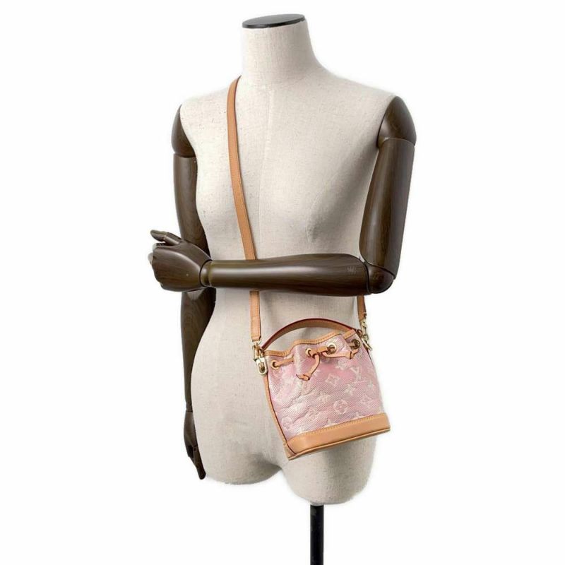 ルイヴィトン ハンドバッグ モノグラム・ジャガード ナノ・ノエ M82427 LOUIS VUITTON 2wayショルダーバッグ