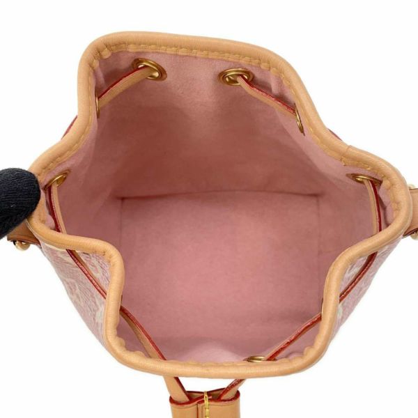 ルイヴィトン ハンドバッグ モノグラム・ジャガード ナノ・ノエ M82427 LOUIS VUITTON 2wayショルダーバッグ