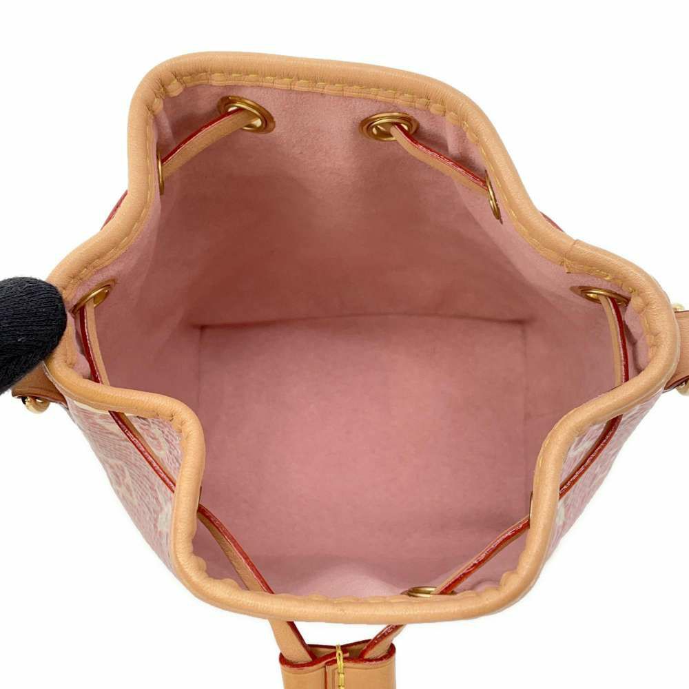 ルイヴィトン ハンドバッグ モノグラム・ジャガード ナノ・ノエ M82427 LOUIS VUITTON 2wayショルダーバッグ