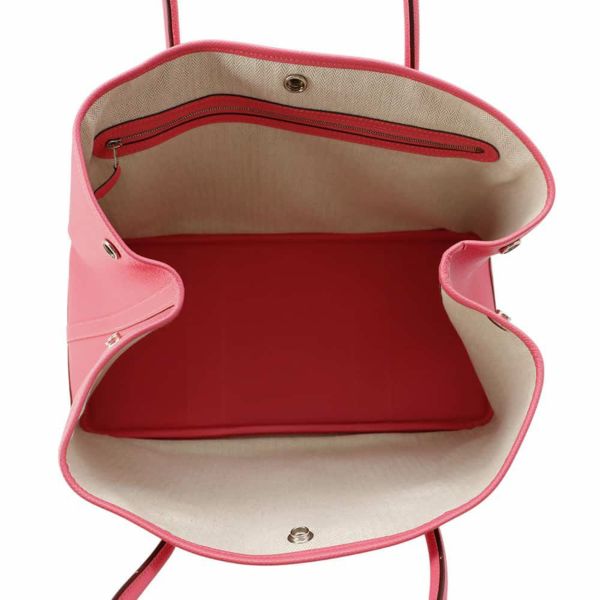 エルメス トートバッグ ガーデンパーティPM ローズアザレ/シルバー金具 エプソン C刻印