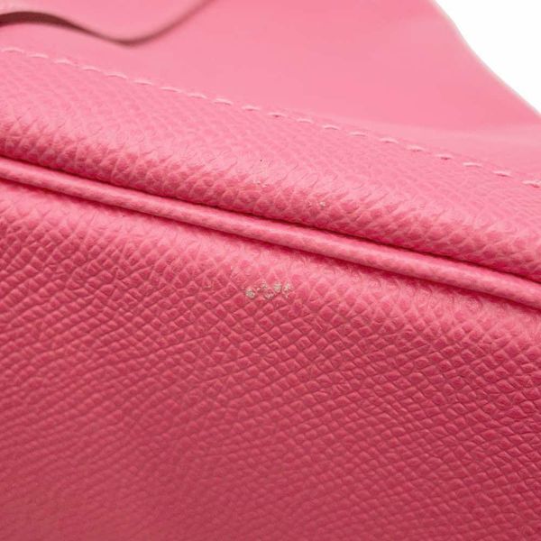 エルメス トートバッグ ガーデンパーティPM ローズアザレ/シルバー金具 エプソン C刻印