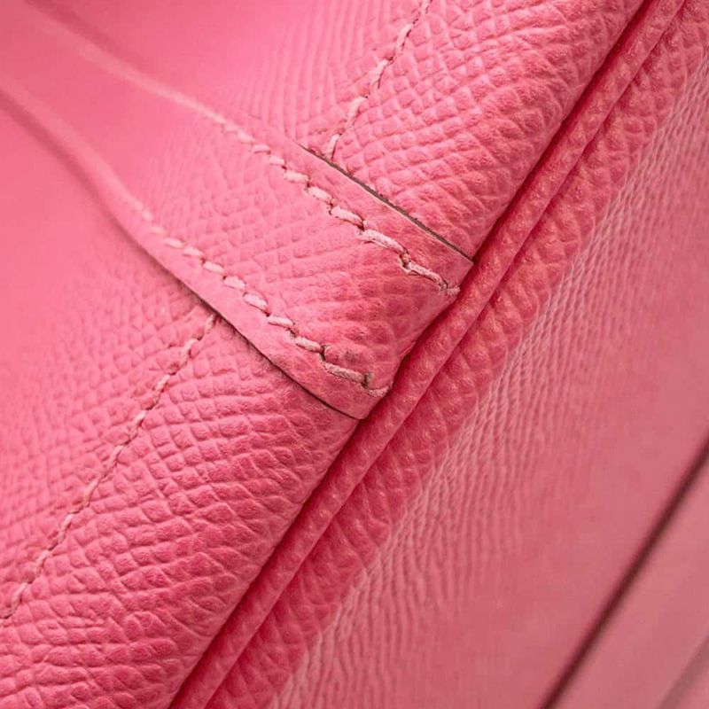 エルメス トートバッグ ガーデンパーティPM ローズアザレ/シルバー金具 エプソン C刻印