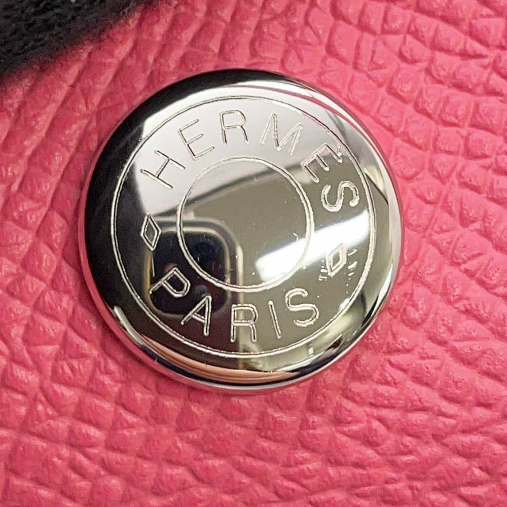 エルメス トートバッグ ガーデンパーティPM ローズアザレ/シルバー金具 エプソン C刻印