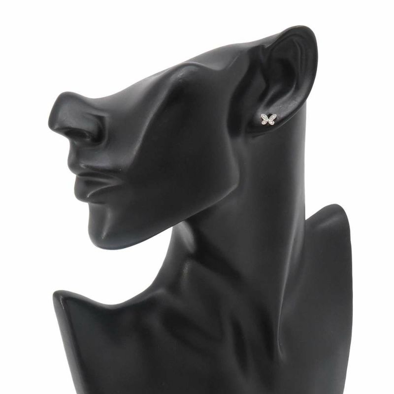 グラフ ピアス パヴェ バタフライ ダイヤモンド プティ スタッド ダイヤ 0.08ct K18WG RGE1563 GRAFF ジュエリー