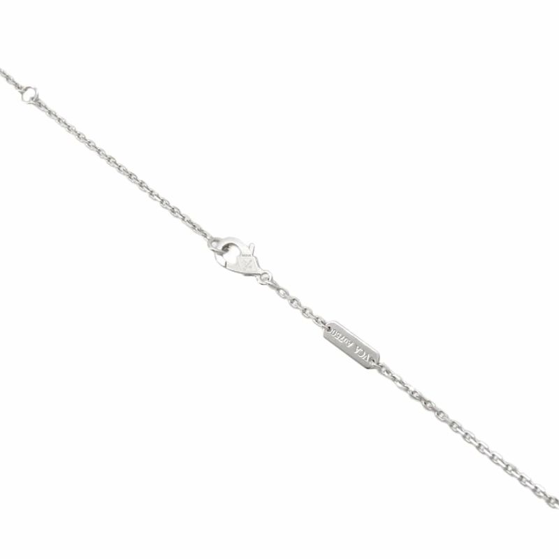 ヴァンクリーフ&アーペル ネックレス ヴィンテージアルハンブラ K18WG マザーオブパール VCARF48700