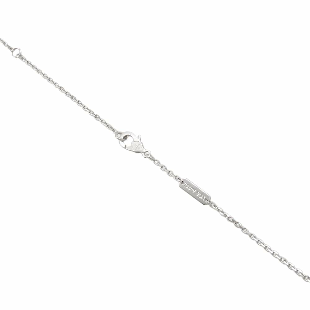 ヴァンクリーフ&アーペル ネックレス ヴィンテージアルハンブラ K18WG マザーオブパール VCARF48700