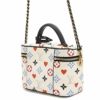 ルイヴィトン ハンドバッグ モノグラム ゲーム・オン ヴァニティPM M57458 LOUIS VUITTON 2way 白 ホワイト