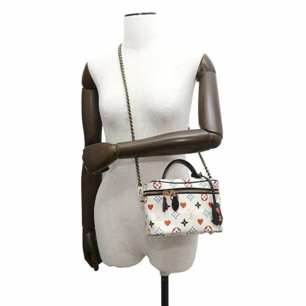 ルイヴィトン ハンドバッグ モノグラム ゲーム・オン ヴァニティPM M57458 LOUIS VUITTON 2way 白 ホワイト