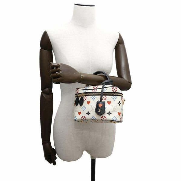 ルイヴィトン ハンドバッグ モノグラム ゲーム・オン ヴァニティPM M57458 LOUIS VUITTON 2way 白 ホワイト
