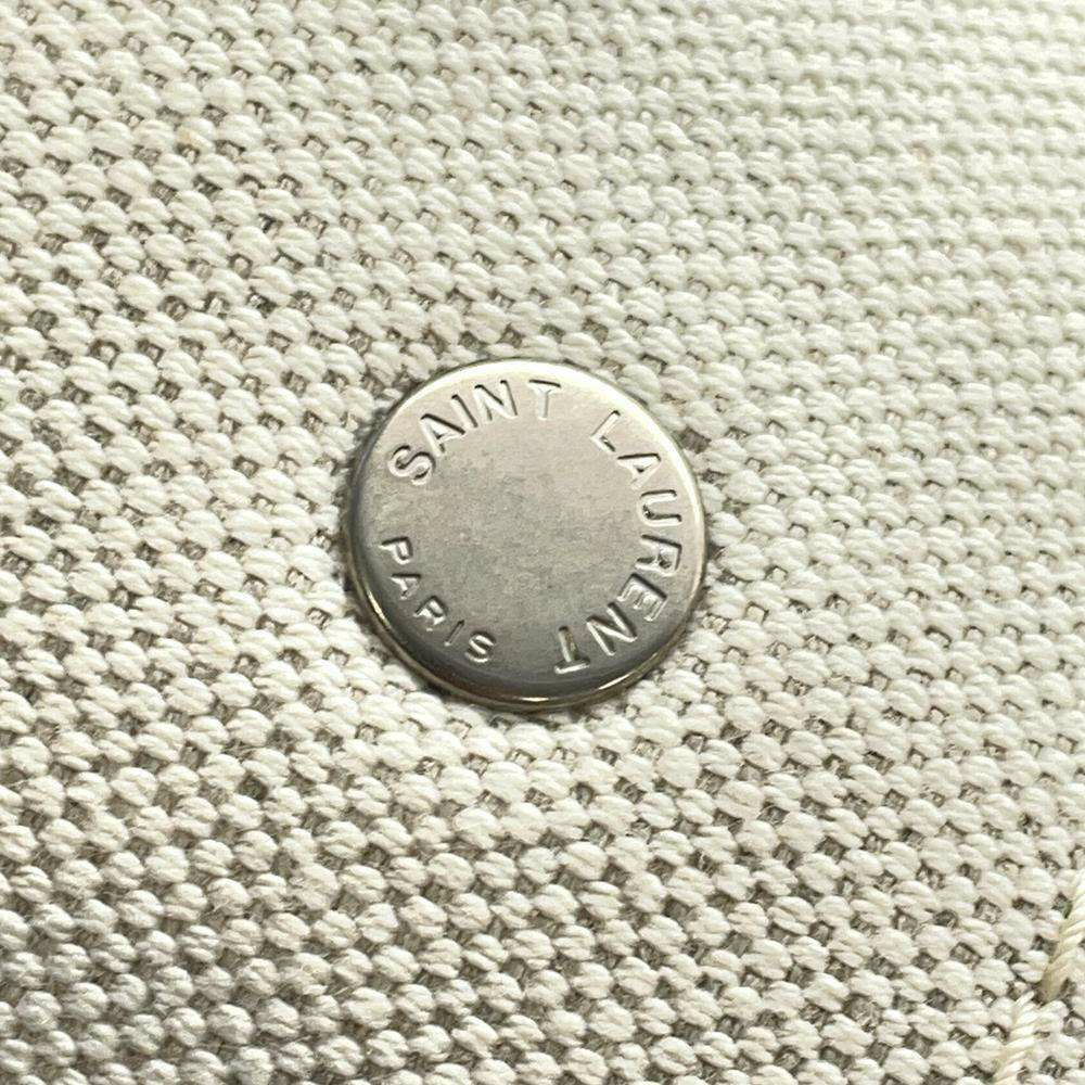 サンローラン トートバッグ リヴ ゴーシュキャンバス レザー スモール 617481 SAINT LAURENT PARIS バッグ