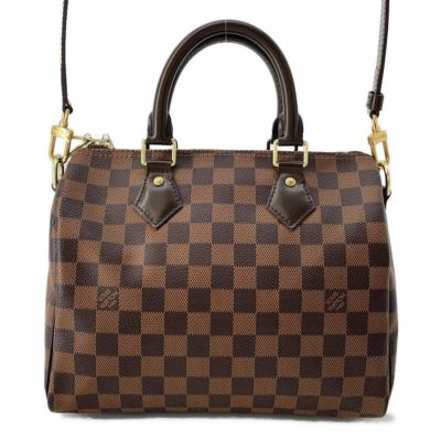 ルイヴィトン ハンドバッグ ダミエ・エベヌ スピーディ・バンドリエール25 N41368 LOUIS VUITTON 2wayバッグ ミニボストン 安心保証