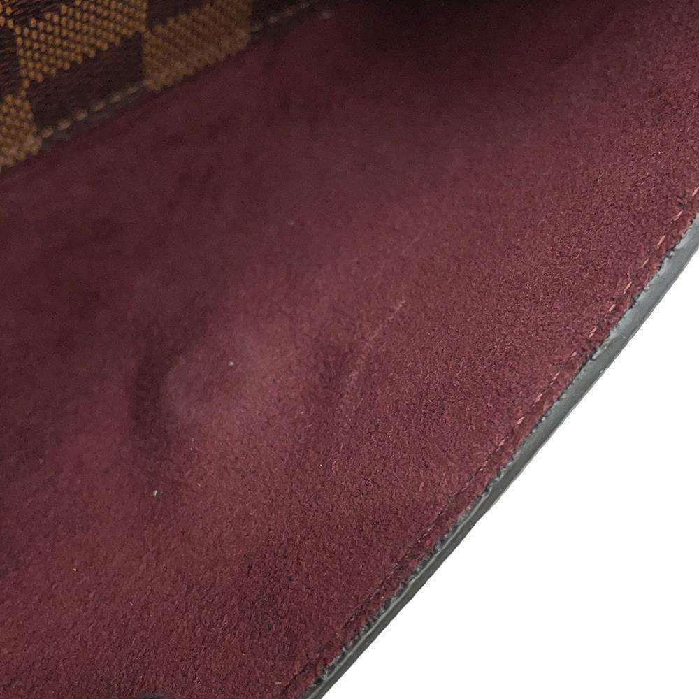 ルイヴィトン チェーンウォレット ダミエ・エベヌ ポルトフォイユ・ヴァヴァン チェーン N60222 LOUIS VUITTON 財布 クラッチ