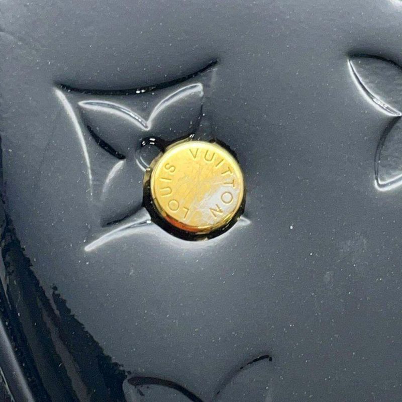 ルイヴィトン ハンドバッグ モノグラム ヴェルニ カンヌ PM M53997 LOUIS VUITTON ショルダーバッグ ブラック 黒