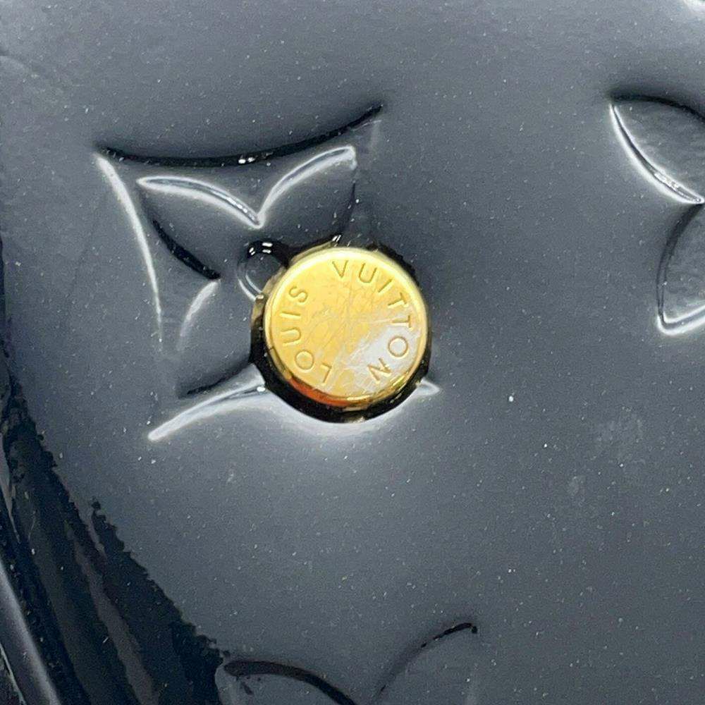 ルイヴィトン ハンドバッグ モノグラム ヴェルニ カンヌ PM M53997 LOUIS VUITTON ショルダーバッグ ブラック 黒