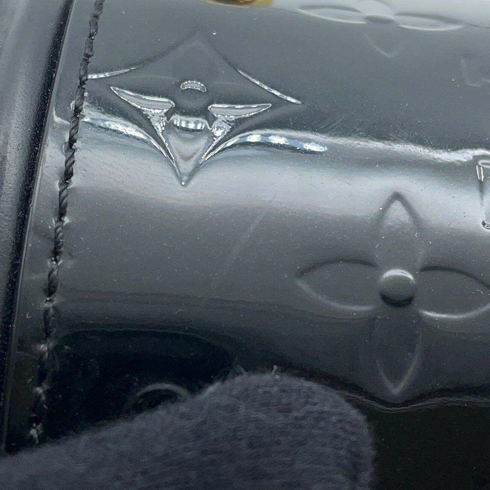 ルイヴィトン ハンドバッグ モノグラム ヴェルニ カンヌ PM M53997 LOUIS VUITTON ショルダーバッグ ブラック 黒