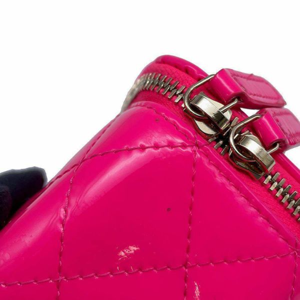 シャネル チェーンショルダーバッグ ココマーク マトラッセ ココボール バニティバッグ スモール AP1447 CHANEL