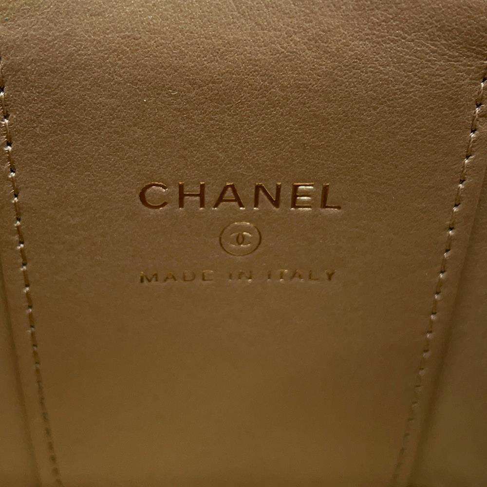 シャネル チェーンショルダーバッグ ココマーク マトラッセ ココボール バニティバッグ スモール AP1447 CHANEL