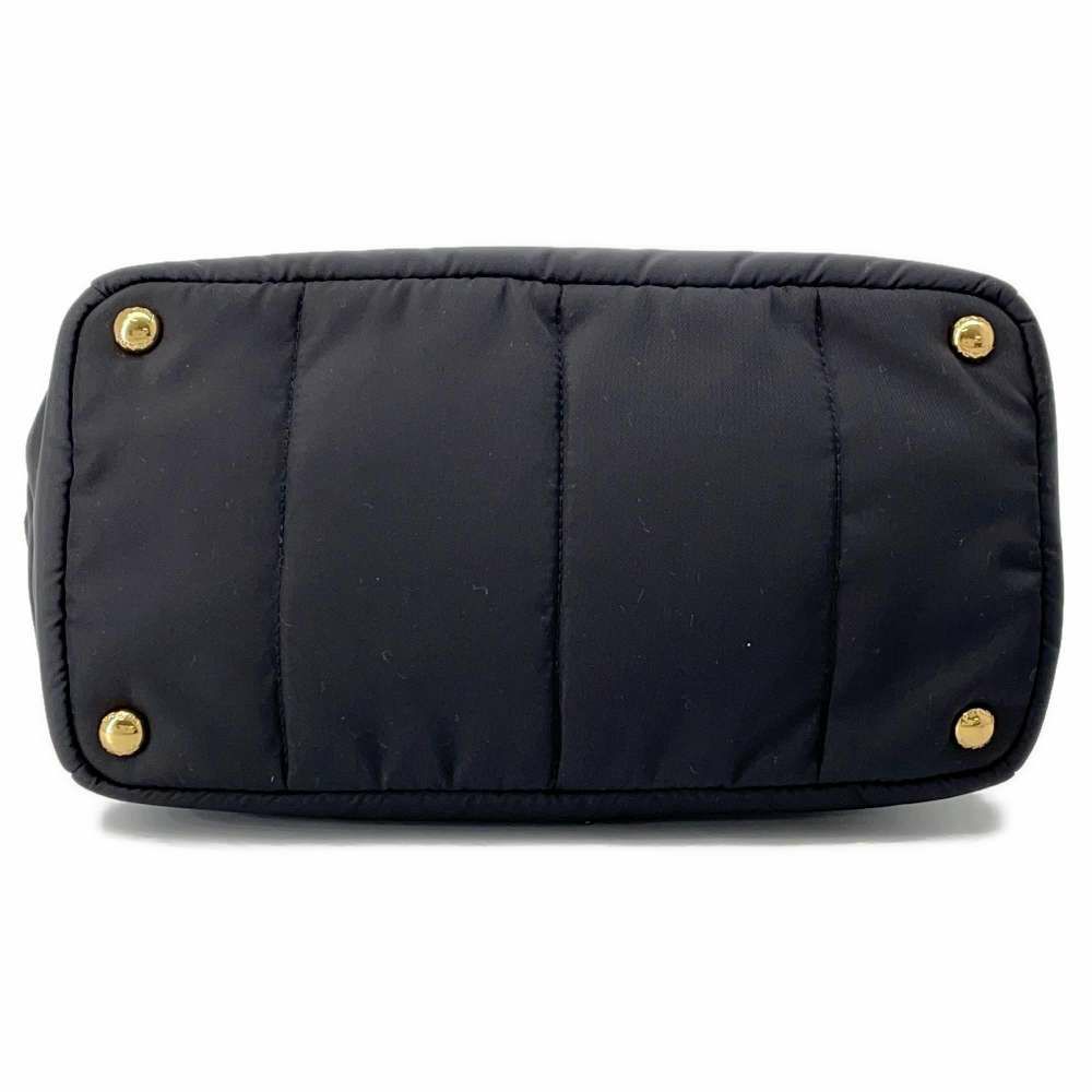 プラダ ハンドバッグ ロゴ キルティング リボン ナイロン  BN1604 PRADA 2wayショルダーバッグ 黒