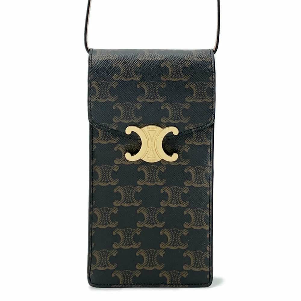 鑑定済/CELINE♡モバイルポーチ・スマホショルダー （セリーヌ 