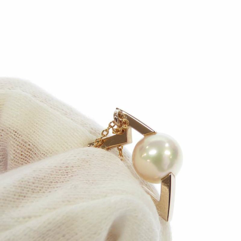 タサキ ネックレス コメット プラス ペンダント あこや真珠 パール K18PGピンクゴールド TASAKI ジュエリー