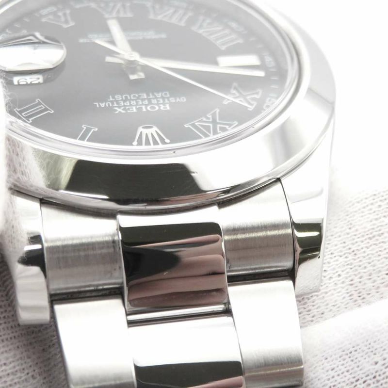 ロレックス デイトジャスト2 116300 ブラック(グレー)ローマン文字盤