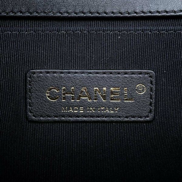 シャネル チェーンショルダーバッグ ボーイシャネル スモール マトラッセ ココマーク A67085 BOY CHANEL バッグ 黒