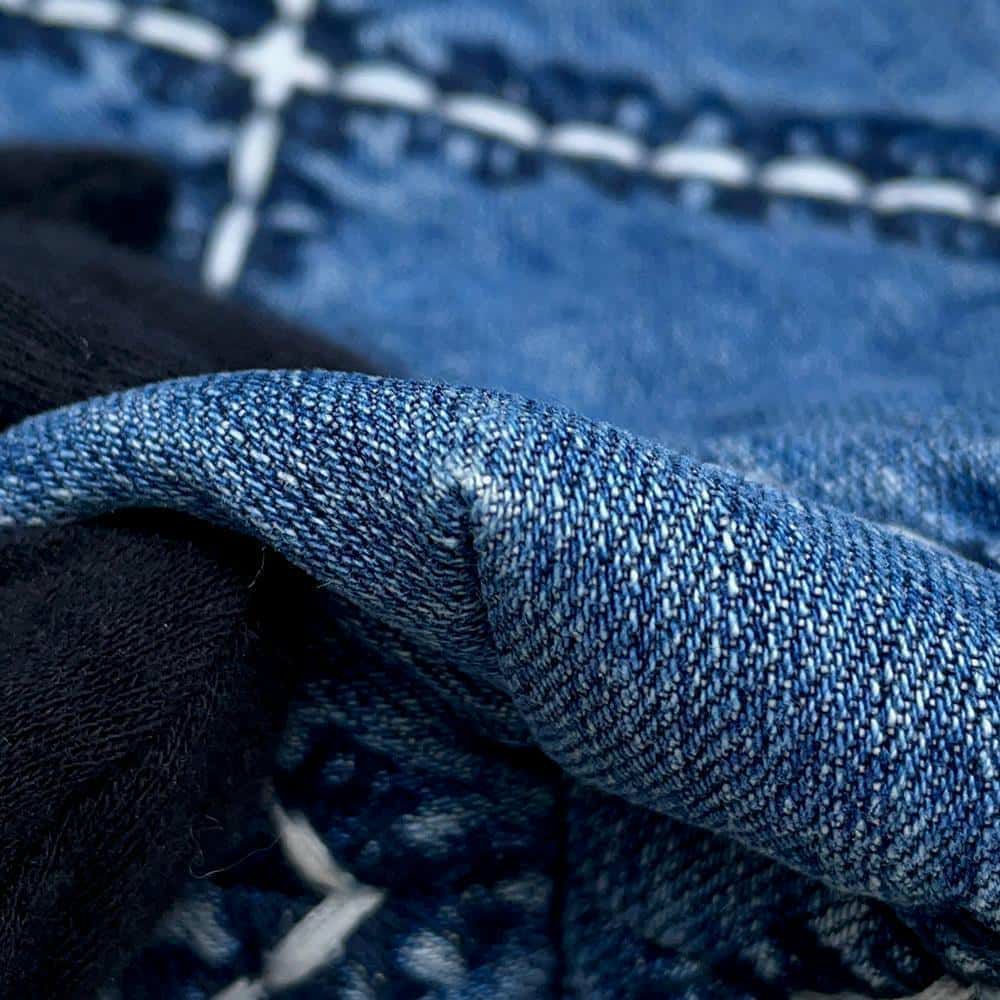 シャネル チェーンショルダーバッグ CHANEL 22 マトラッセ スモール デニム AS3260 CHANEL ポーチ付き