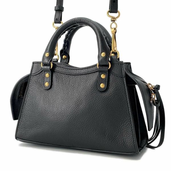 バレンシアガ ハンドバッグ ネオクラシックシティ ミニ 698067 BALENCIAGA 2wayショルダーバッグ 黒
