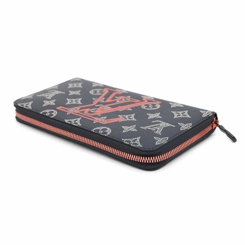 ルイヴィトン 長財布 モノグラム・インク アップサイドダウン ジッピー・オーガナイザー M62931 ヴィトン メンズ