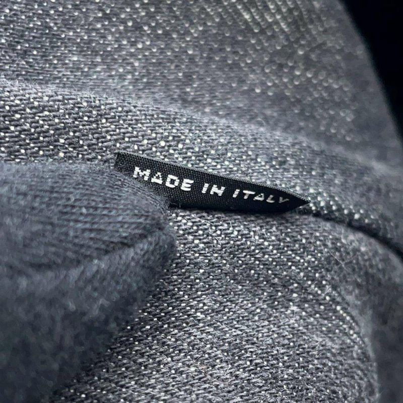 プラダ トートバッグ カナパ フラワーモチーフ 花 デニム PRADA 2wayショルダーバッグ 黒