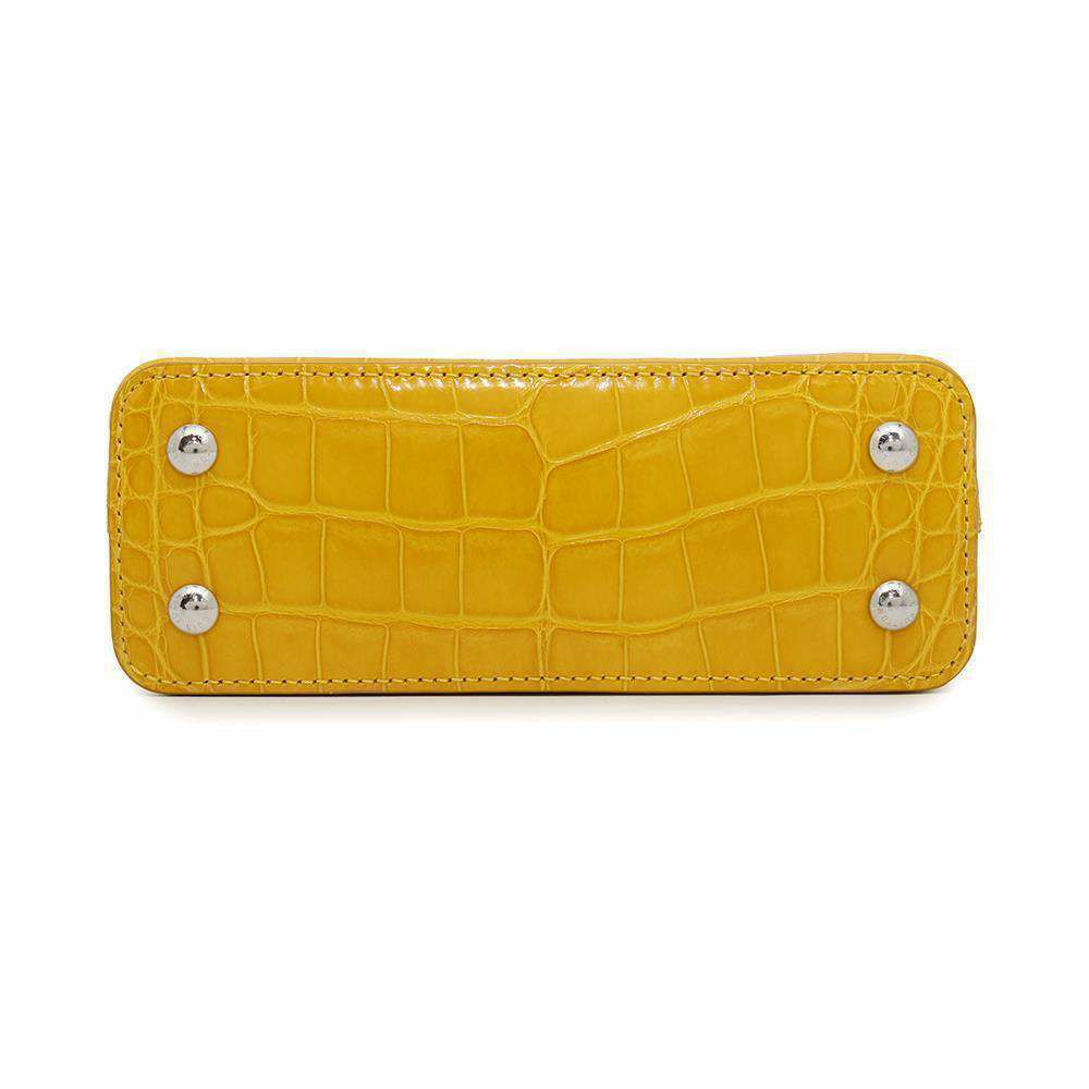 ルイヴィトン ハンドバッグ クロコダイル カプシーヌMINI N93372 LOUIS VUITTON 2way