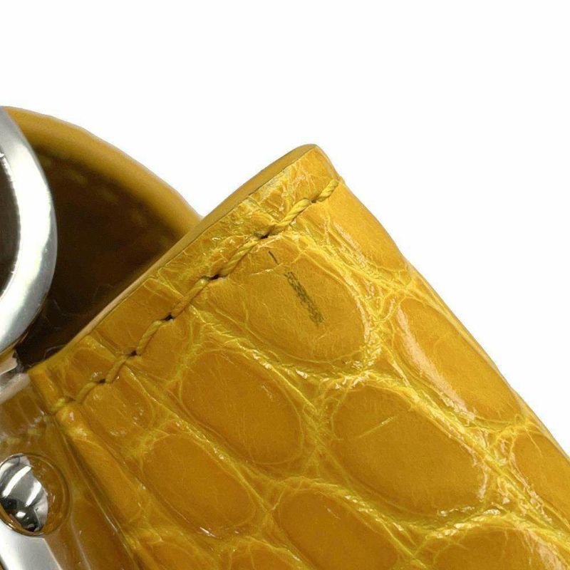 ルイヴィトン ハンドバッグ クロコダイル カプシーヌMINI N93372 LOUIS VUITTON 2way