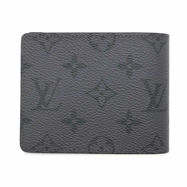 ルイヴィトン 二つ折り財布 モノグラム・エクリプス リバース ポルトフォイユ・スレンダー M80906 LOUIS VUITTON ブラック 黒