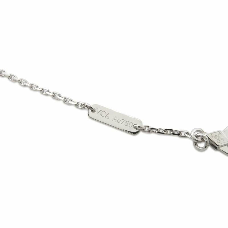 ヴァンクリーフ&アーペル ネックレス ヴィンテージアルハンブラ K18WG マザーオブパール VCARF48700 ペンダント